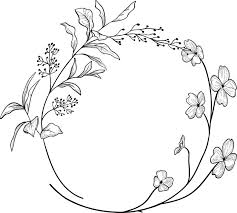 All images is transparent background and free download. Geometric Vector Floral Wreath Svg Eps Png Round Oval Hand Drawn Delicate Flowers Branches Leaves Blossom Laurel Rustic Botanical Geometric Vector How To Draw Hands Delicate Flower