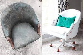 Painted Pleather Chair Southern Revivals Pleather Chair Pleather Chair