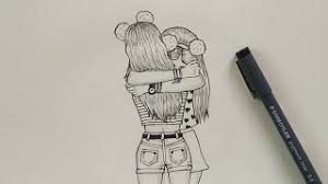 Best friends having fun in the bathtub by lovehomeporn. How To Draw Best Friends Bff Easy Step By Step Youtube