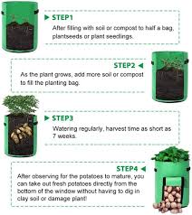 We did not find results for: Qidun 3 Pack Potato Grow Bags Upgrade 3 Colors 3 Gallon Plant Grow Bag With Flap Handles Vegetable 3 Gallon Breathable Non Woven Fabric Planter Pots Planting Fruit Flower For Indoor Outdoor