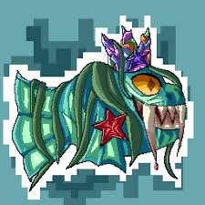On the3ds version, duke fishron and ocram are the 2 final bosses because it was never updated past 1.2.4. I Tried To Make A Duke Fishron Resprite God I Suck At Pixel Art Terraria