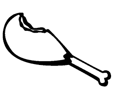 No contexto culinário, o termo frango remete a qualquer prato preparado com a carne de aves como as galinhas. Desenho De Coxas De Frango Para Colorir Colorir Com
