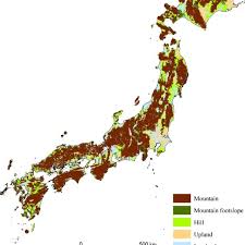 Major landforms of the earth. Landforms Of Japan Based On Data From Wakamatsu Et Al 2005 Product Download Scientific Diagram