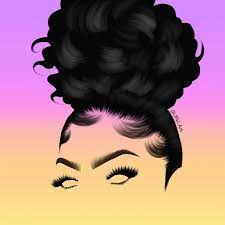 Anthonycuts Mister Paparazzi Kiingkaitlyn By Jbw Art Digitalart Arte Snap Sketchbook Art Hairstyles Illustration High Bun With Edges Black Girl Art