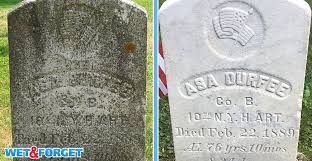 Wet Forget Cleans Headstones For Memorial Day In 2020 How To Clean Headstones Headstones Diy Headstone