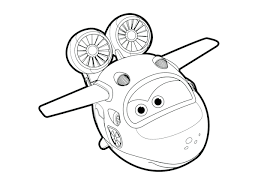 L'avion grand albert, super wings. Super Wings Coloring Pages Best Coloring Pages For Kids