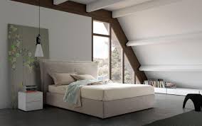 Altezza testiera 88 cm (130 con testiera alzata). Letto Matrimoniale Con Alto Sommier E Testiera Imbottita Idfdesign