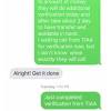 You'll forward the message to the client, wait for as long as they've yet to. 1