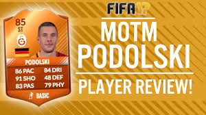 87 87 68 80 41 67. Fifa 17 Motm Striker Lukas Podolski 85 Player Review Fifa 17 Ultimate Team Youtube