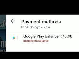 There is no way to check google play gift card balance other than official platforms, beware from fake websites and tools which claims enter code and check balance in. How To Remove Insufficient Balance Error In Playstore 2020 Youtube