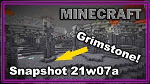 Minecraft 1.17 snapshot 21w07a grimstone & new ore generation twitter; Jay Dee On Twitter I Had Some Fun Exploring In This Week S Snapshot But I Was Disappointed About One Thing New Grimstone New Ore Distribution Cool Aquifer Ponds Where Minecraft 1 17