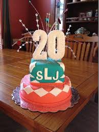 Birthday Cake Ideas For 19 Year Old Female Fun 20th Birthday Cake 20 Birthday Cake 20th Birthday Heart Shaped Birthday Cake