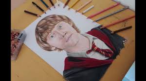 Drawing Ron Weasley Rupert Grint Youtube How to draw ron weasley. drawing ron weasley rupert grint