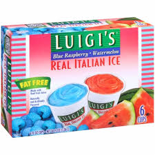 Italian ices, bases & flavors. Luigi S Blue Raspberry And Watermelon Italian Ice 6 Ct 6 Fl Oz Kroger