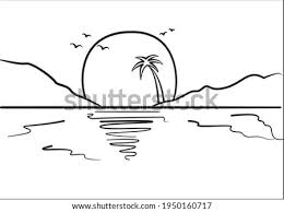 Tree river nature scene coloring page coloring for adults coloring pages nature coloring pages tree coloring page tips when doing coloring activities for kids. Easy Scenery Drawing At Getdrawings Free Download