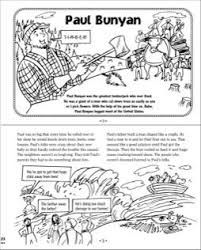Paul Bunyan Tall Tale Mini Book Paul Bunyan Mini Books Tall Tales