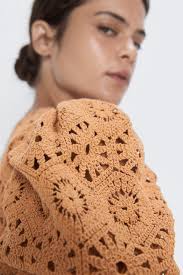 Blusa Crochet Zara 2025