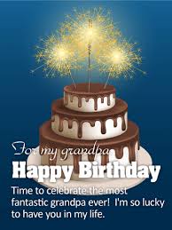 Birthday Wishes For Grandpa I M Lucky To Have You Happy Birthday Wishes Card For Grandpa Birthday Greeting Cards By Davia Happy Birthday Wishes Cards Birthday Wishes And Images Happy Birthday Wishes