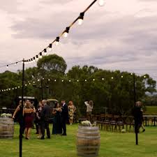 Festoon Lighting Setting The Scene At Dana Chris Gorgeous Wedding At Riverbank Estate Last Weekend Riverbankestate Festo In 2020 Scene Festoon Lighting Riverbank