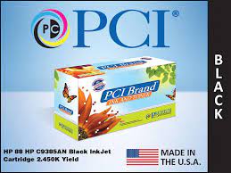 The original hewlett packard c9385an (88) black inkjet print cartridge is a high resolution cartridge. Pci Brand Hp 88 C9388an Yellow Inkjet Cartridge Replacement Premium Compatibles Inc