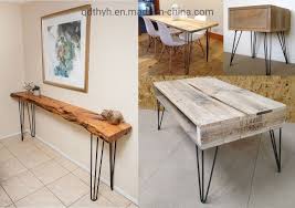 Maybe you would like to learn more about one of these? China Hairpin Table Legs Set Of 4 Heavy Duty Black Iron Metal Rods Industrial Style Photos Pictures Made In China Com