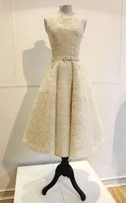 Custom Couture Dress Audrey Hepburn Inspired Lace 50s Wedding Gown Couture Dresses Dresses Oscar Dresses