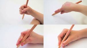 No matter which hand you write with, squeeze the pen between your thumb and index finger. Video Pencil Grasp Development Theschoolrun