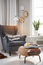 Gamlehult Hocker Mit Aufbewahrung Rattan Anthrazit Ikea Deutschland Ohrensessel Sessel Zimmer