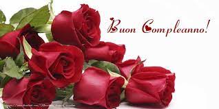 Buon Compleanno Buon Compleanno Cartolina Di Compleanno Bouquet Di Rose