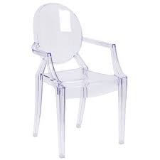 Flash Furniture Transparent Crystal Ghost Chair With Arms Walmart Com Ghost Chair Flash Furniture Ghost Chairs
