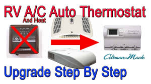 Rv ac and heat unit. Coleman Mach 8 A C And Heat Manual To Automatic Thermostat Control Upgrade Youtube