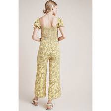 Faithfull the brand sale anthropologie. Anthropologie Faithfull The Brand Laszlo Smocked Jumpsuit