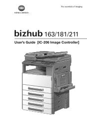 Unzip the downloaded file to the same location. Konica Minolta Bizhub 181 Manual