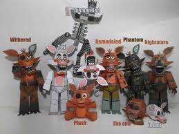 Will finally get subverted in the upcoming five nights at underground monkey: Five Nights At Freddy S Foxy Timeline Papercraft By Adogopaper Deviantart Com On Deviantart Fnaf Crafts Five Nights At Freddy S Happy Tree Friends