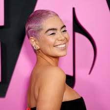 Aulii Cravalhos Buzzcut Was Pretty in Pink (and Pearls) at the Mean  Girls Premiere