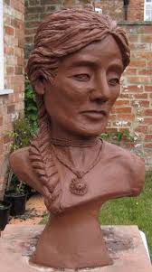 The job that I love...I'm a sculptor.