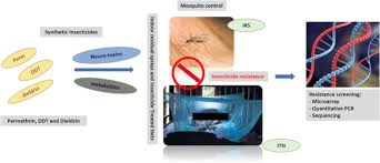A cycle of pesticide development, followed by pest resistance, followed by new pesticide development. Investigating The Molecular Basis Of Multiple Insecticide Resistance In A Major Malaria Vector Anopheles Funestus Sensu Stricto From Akaka Remo Ogun State Nigeria Parasites Vectors Full Text