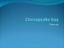 Team One The Chesapeake Bay Covers 2 200 Square Miles