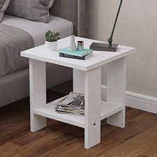 Square Side Table Small Coffee Table Bed Head Work Table Shelf Bedroom Living Room Sofa Terrace Solid Wo Simple Side Tables Side Tables Bedroom Sofa Side Table