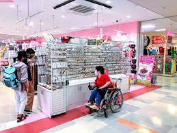threeppy 300 and happy スリーピー 広島段原ショッピングセンター店 daiso ダイソー広島段原ショッピングセンター店 2020年9月27日 まりちゃんが車いすで行く 車いす ショッピングセンター 棚の配置