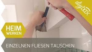 Es kann immer mal vorkommen, dass man fliesen austauschen muss. Einzelne Fliesen Austauschen Youtube