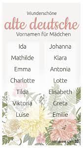 We did not find results for: Bezaubernder Vintage Charme 54 Altdeutsche Madchennamen Deutsche Vornamen Baby Madchennamen Vornamen