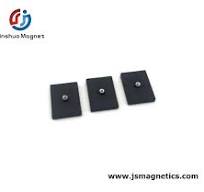 Strong Rare Earth Rectangle Rubber Coated Pot Magnet Neodymium Rubber  Coated Mounting Block
