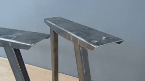 Specialized in custom as a professional stainless steel table manufacturer, jingyu provides the. Industrial Matte Clear Coated Table Legs By Balasagun Youtube