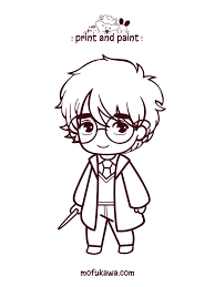 The girls offer to paint in the color you want the heroes of films « twilight » and « harry potter. How To Draw Harry Potter Kawaii Easy Step By Step Guide