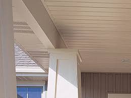 With this type of design (including the molding atop) you can have a. Classic Beaded Vinyl Soffit Porch Ceiling Ply Gem