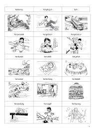 Image Result For Contoh Kata Kerja Bahasa Melayu Kindergarten Reading Activities Malay Language Kindergarten Reading