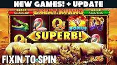 SUPERB WIN! **NEW GAMES** GREAT RHINO on Chumba Casino - YouTube