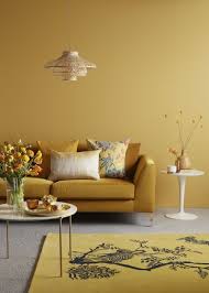 Mustard Yellow Color Trend Interior Decor Ideas Click To Discover More Inspirations Yellow Walls Living Room Yellow Living Room Living Room Color