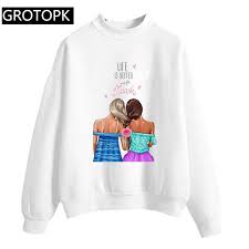 Bahan baju couple yang bagus; Baju Couple Sahabat Wanita Lengan Panjang